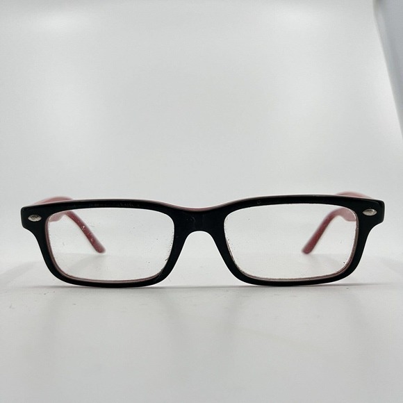 Ray-Ban RB1535 3573 Eyeglasses Frames Black Red Rectangular 48-16-130 H7278 - Picture 1 of 7